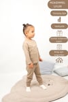 Kız Erkek Çocuk Pijama Takımı Uzun Kollu Pamuklu Pijama Takımı