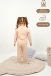Kız Erkek Çocuk Pijama Takımı Uzun Kollu %100 Pamuklu Pijama Takımı