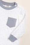 Kız Erkek Pijama Baskılı Cep Detaylı Uzun Kollu Pijama Takımı