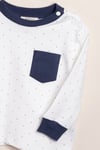 Kız Erkek Pijama Baskılı Cep Detaylı Uzun Kollu Pijama Takımı