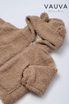 Kız Erkek Welsoft Kapüşonlu Hırka Bebek Çocuk Kışlık Hırka Fermuarlı Peluş Hırka