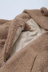 Kız Erkek Welsoft Kapüşonlu Hırka Bebek Çocuk Kışlık Hırka Fermuarlı Peluş Hırka