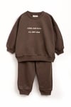 Mevsimlik Takım Kız Erkek Bebek Çocuk Uzun Kollu Baskılı Oversize Takım