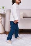 Organik Muslin Takım Kız Erkek Bebek Çocuk Uzun kollu Muslin Takım