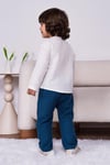 Organik Muslin Takım Kız Erkek Bebek Çocuk Uzun kollu Muslin Takım