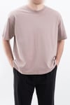 Oversize Geniş Kalıp Bisiklet Yaka Düz Kısa Kollu Tişört Unisex Basic Tişört V00875