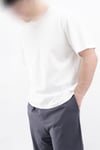 Oversize Geniş Kalıp Bisiklet Yaka Düz Kısa Kollu Tişört Unisex Basic Tişört V00875