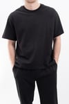 Oversize Geniş Kalıp Bisiklet Yaka Düz Kısa Kollu Tişört Unisex Basic Tişört V00875