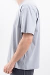 Oversize Geniş Kalıp Bisiklet Yaka Düz Kısa Kollu Tişört Unisex Basic Tişört V00875