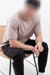 Oversize Geniş Kalıp Bisiklet Yaka Düz Kısa Kollu Tişört Unisex Basic Tişört V00875