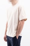Oversize Geniş Kalıp Bisiklet Yaka Düz Kısa Kollu Tişört Unisex Basic Tişört V00875