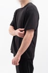 Oversize Geniş Kalıp Bisiklet Yaka Düz Kısa Kollu Tişört Unisex Basic Tişört V00875