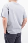 Oversize Geniş Kalıp Bisiklet Yaka Düz Kısa Kollu Tişört Unisex Basic Tişört V00875