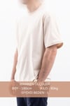 Oversize Geniş Kalıp Bisiklet Yaka Düz Kısa Kollu Tişört Unisex Basic Tişört V00875