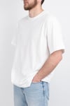 Oversize Geniş Kalıp Bisiklet Yaka Unisex Basic Düz Kısa Kollu Tişört