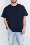 Oversize Geniş Kalıp Bisiklet Yaka Unisex Basic Düz Kısa Kollu Tişört