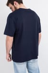 Oversize Geniş Kalıp Bisiklet Yaka Unisex Basic Düz Kısa Kollu Tişört