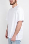 Oversize Geniş Kalıp Bisiklet Yaka Unisex Basic Düz Kısa Kollu Tişört