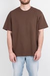 Oversize Geniş Kalıp Bisiklet Yaka Unisex Basic Düz Kısa Kollu Tişört