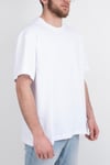 Oversize Geniş Kalıp Bisiklet Yaka Unisex Basic Düz Kısa Kollu Tişört