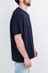 Oversize Geniş Kalıp Bisiklet Yaka Unisex Basic Düz Kısa Kollu Tişört