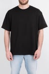 Oversize Geniş Kalıp Bisiklet Yaka Unisex Basic Düz Kısa Kollu Tişört