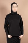 OVERSIZE PAMUKLU UZUN KOL TSHIRT 25542