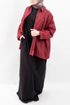 Oversize Uzun %100 Pamuk Kısa Kollu Rahat Elbise V00888