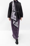 Oversize Uzun %100 Pamuk Kısa Kollu Rahat Elbise V00888
