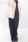 Oversize Uzun %100 Pamuk Kısa Kollu Rahat Elbise V00888