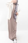 Oversize Uzun %100 Pamuk Kısa Kollu Rahat Elbise V00888