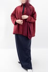 Oversize Uzun %100 Pamuk Kısa Kollu Rahat Elbise V00888
