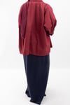 Oversize Uzun %100 Pamuk Kısa Kollu Rahat Elbise V00888