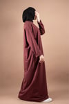 Oversize Uzun %100 Pamuk Rahat Elbise 25566