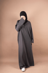Oversize Uzun %100 Pamuk Rahat Elbise 25566