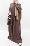 Oversize Uzun %100 Pamuk Rahat Elbise 25566