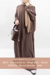 Oversize Uzun %100 Pamuk Rahat Elbise 25566