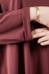 Oversize Uzun %100 Pamuk Rahat Elbise 25566