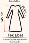 Oversize Uzun Rahat Elbise 25540
