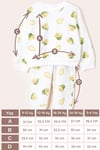 Pijama Takımı Uzun Kollu Baskılı Kız Erkek Bebek Çocuk Pijama Takımı