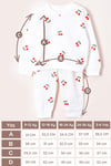 Pijama Takımı Uzun Kollu Baskılı Kız Erkek Bebek Çocuk Pijama Takımı