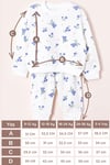 Pijama Takımı Uzun Kollu Baskılı Kız Erkek Bebek Çocuk Pijama Takımı