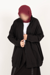 Poplin Ceket Fermuarlı Hırka