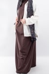 Regular Fit %100 Pamuklu Likralı Tesettür Elbise Kısa Kollu Elbise V00956