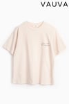Unisex Rahat Kalıp Pamuklu Baskılı Çocuk Tişörtü