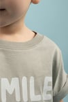 Yazlık Kız Erkek Bebek Baskılı Şortlu Takım %100 Pamuk 