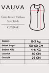 Yenidoğan Şapkalı Kundak Çift Taraf Fermuarlı %100 Pamuk