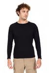 AKN 714 BİSİKLET YAKA UZUN KOLLU TAKTİK T-SHIRT-SİYAH