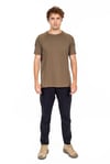 AKN BİSİKLET YAKA KISA KOLLU TAKTİK T-SHIRT-HAKİ