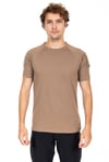 AKN BİSİKLET YAKA KISA KOLLU TAKTİK T-SHIRT-BEJ